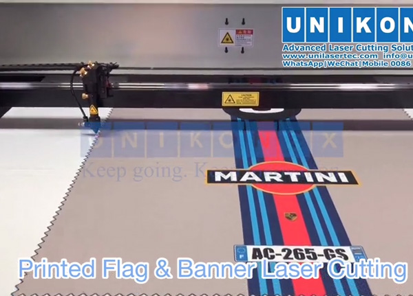Overlength printed microfiber towel laser cutting