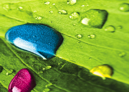 Green printing with laser cutting solution